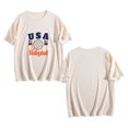 thumbnail image 5 of Volleyball 2026  Women Shirt USA Volleyball Match Season Jersey Game Day T-Shirt Funny Graphic Short Sleeve Shirt Apricot M, 5 of 6