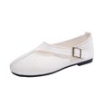 thumbnail image 3 of IEMIEMIEM Women's Mary Jane Flats Comfortable Dressy Ballet Flats Casual Round Toe Slip On Non Slip Office Work Woman Walking Shoes 9 Wide White, 3 of 8