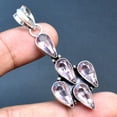 thumbnail image 2 of Pink Amethyst Pear Shape Handmade Fashion Ethnic Pendant Jewelry 2.30" SA 8494, 2 of 2