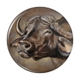 thumbnail image 1 of Cape African Buffalo Pinback Button Pin, 1 of 5