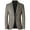Yellow, variant on Men's Tweed Long Sleeve Blazer Fall Slim Fit Sports Coat 2 Button Iron Free Fitted Fashion Casual Suit Separate Textured Business Casual Blazer Jacket Yellow Medium