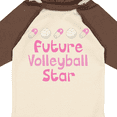thumbnail image 4 of Inktastic Future Volleyball Star Girls Girls Long Sleeve Baby Bodysuit, 4 of 5