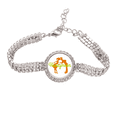 thumbnail image 1 of Kissing Intimate Men Women. Tennis Chain Anklet Bracelet Diamond Jewelry, 1 of 3