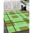 thumbnail image 2 of Ahgly Company Indoor Rectangle Patterned Stoplight Go Green Area Rugs, 7' x 9', 2 of 6