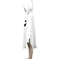 thumbnail image 6 of Krdevn Girls Glowing Ghost Cape - Halloween Clothing for Kids, Glow in The Dark Playwear, Loose Fit Party Dress Up Outfit,Color:White Size:12-14 Years, 6 of 9