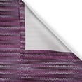 thumbnail image 4 of Ambesonne Magenta Valance Pack of 2, Vintage Knit Pattern, 54"X18", Fuchsia and Violet, 4 of 5