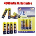 thumbnail image 7 of Hengu Rechargeable AA Batteries, 4600mAh High Capacity NiMH Double A Batteries, 4 Pack, 7 of 7