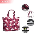 thumbnail image 2 of Red Baseballs and Stars Pattern Travel Tote Bags for Women Carry On,Large Weekender Bags for Women Travel,Multi Functional Duffle Bag for Work,Shopping,Sports, 2 of 5