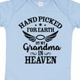 thumbnail image 4 of Inktastic Handpicked for Earth by My Grandma in Heaven Angel Wings Boys or Girls Baby Bodysuit, 4 of 5