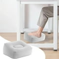 thumbnail image 6 of Footrest Pillow Inflatable Leg Support Cushion Compact Design for Airplane Train Camping and Home Use, 6 of 9