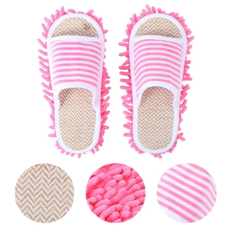 LABSERRON Women s Microfiber Mop Shoe Covers Comfortable Walking -Resistant 1 Pair 9.1in