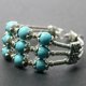 thumbnail image 3 of Hecha A Mano De Turquesa s Tibetanas s De Aleaci?n Vintage Sunnimix Pulseras de turquesa para mujer, 3 of 8