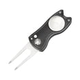 thumbnail image 1 of Outil de Réparation de Golf Pliant en Acier Inoxydable - et Noir, 1 of 8