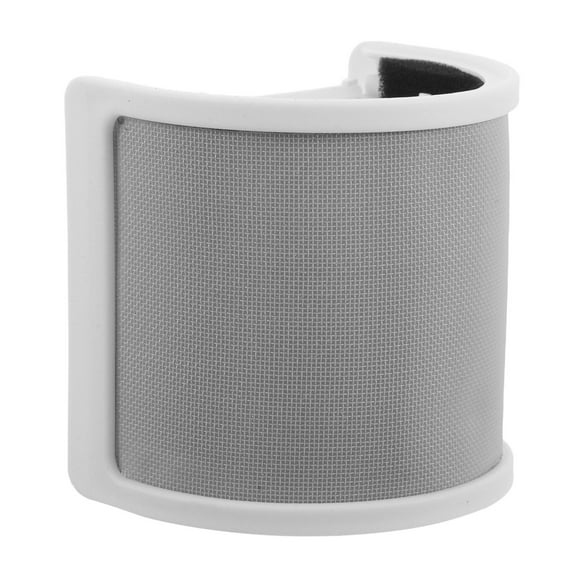 GOOHOCHY Mic Shield U Shaped White 1Set 3.1X3.1X2.4In