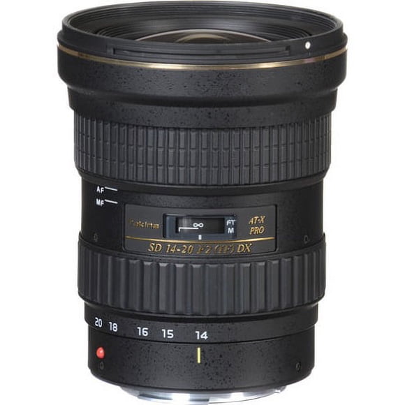 Tokina ATXAF140DXN 14-20mm F/2 Pro DX Lens for Nikon F, Black