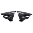 thumbnail image 3 of GLOSS BLACK WING MIRROR COVER CAP RIGHT + LEFT SIDE for SEAT for Ibiza Mk5, 3 of 8