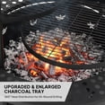 thumbnail image 4 of Segmart Outsides Fire Pits,33inch Outdoor Fire Pit with 2 Cooking Grills & Swivel Grill, Wood Burning Bonfire Pit for Backyard Patio Deck Picnic, Heavy-Duty Steel, 4 of 7