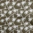 thumbnail image 1 of oneOone Cotton Cambric Dark Olive Green Fabric Tropical Palm Tree Sewing Material Print Fabric By The Yard 56 Inch Wide, 1 of 4