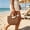 9.44 x 7.08 x 2.75 in, variant on Handwoven Straw Half Moon Tote Bag, Summer Rattan Beach Handbag with Top Handle, Boho Shoulder Bag for Women Travel, Shopping, Vacation & Daily Use