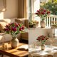 thumbnail image 5 of Adornos de tulipanes artificiales para mesas de hotel | Decoraciones con flores de tulipán artificiales para bodas | Fotografía de bodas y ramo de novia, 5 of 6