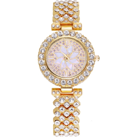 Decorative Women Watch Exquisite Wrist Watch Rhinestone Embellished Watch Elegant Style Watch