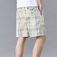 thumbnail image 4 of Fiudx Pantalones Cortos Casuales para Hombre, Cintura Elástica con Cordón Ajustable, Tejido de Poliéster Ligero, Bolsillo con Cremallera, Perfectos para Playa o Uso Diario, Estilo Moderno., 4 of 5