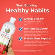 MaryRuths Liquid Multivitamin Essentials+ with Elderberry for Immunity Support, Vitamins A C D E, Fruit Punch Flavor, Ages 1+, 32 fl oz