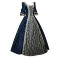 thumbnail image 5 of TAIAOJING Women's Maxi Dress Princess Dress Sleeve Steampunk Gothic Retro Dress Vintage Half Court Dress, 5 of 5