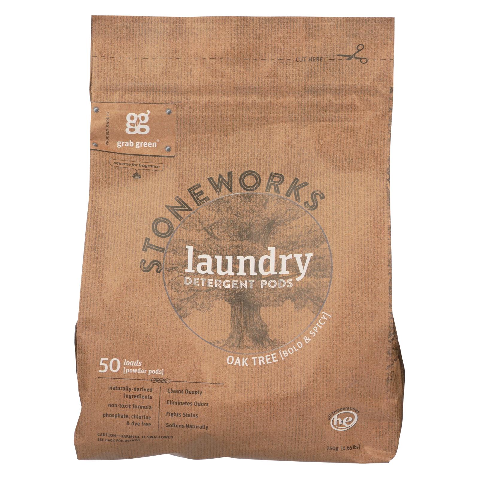 Stoneworks Laundry Detergent Pods Oak Tree Case Of 6 50 Count