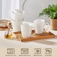 thumbnail image 3 of Malacasa Coffee Mugs Sets of 4, 12 oz Ceramic Coffee Cups with Elegant Fluted Design, Large Mugs Set for Coffee, Tea, Milk, Microwave Dishwasher Safe, 3 of 12