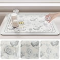 thumbnail image 4 of Xihbxyly Alfombras de Baño de Microfibra Suave, Antideslizantes, Absorbentes de Agua, de Secado Rápido, Multicolor, Aptas para Baño y Ducha, Fáciles de Lavar a Máquina, 30 X 40 Cm, 1 Unidad, 4 of 7