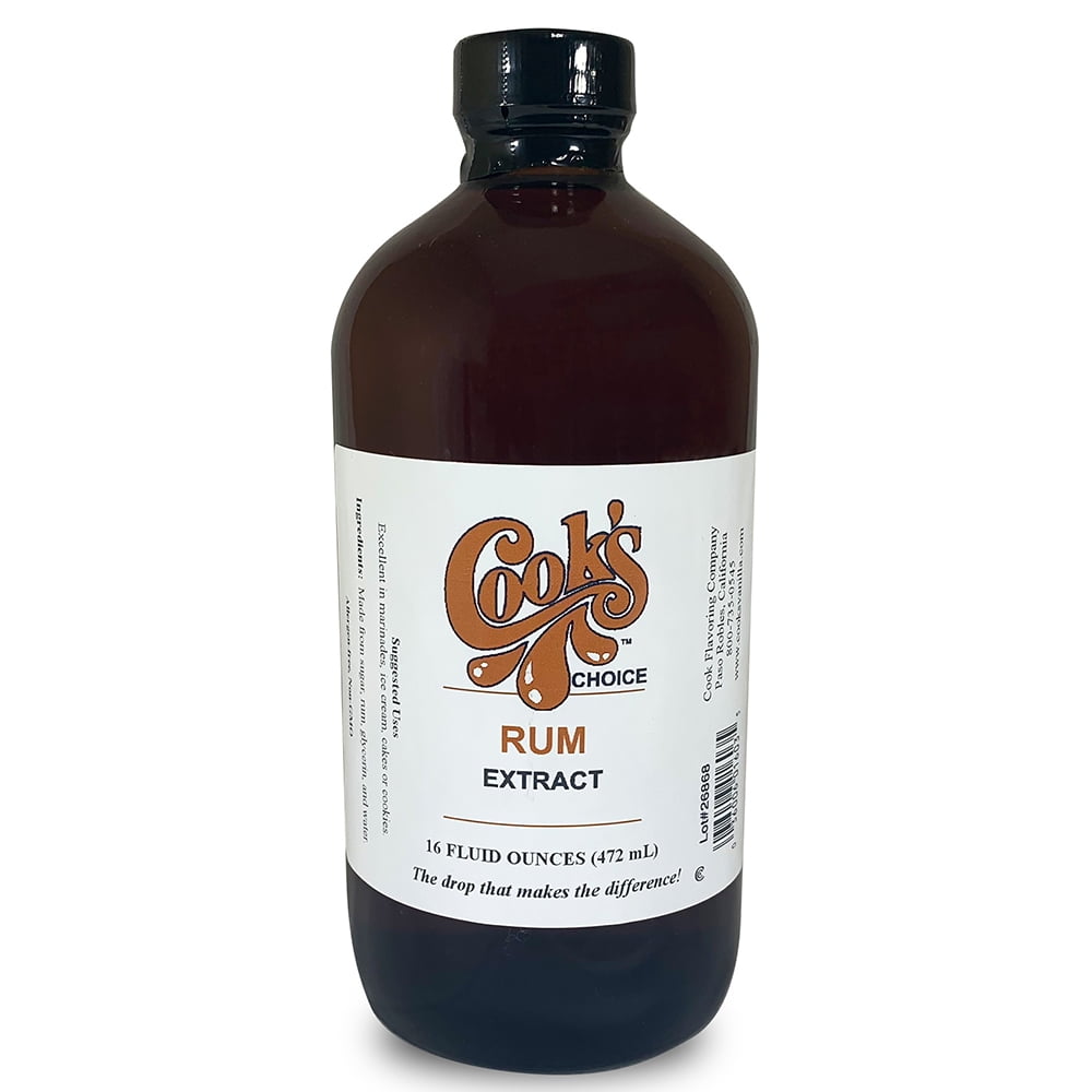 Cook's, Choice Pure Rum Extract, 16 oz