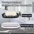 thumbnail image 3 of Uxcell Travel Soap Case Leakproof Soap Container with Lid Portable Bar Soap Holder Black Large, 3 of 7