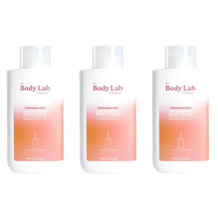 The Body Lab Personalized Smoothing Body Wash with Glycolic Acid and Lactic Acid 19 fl. oz. Pack of 3