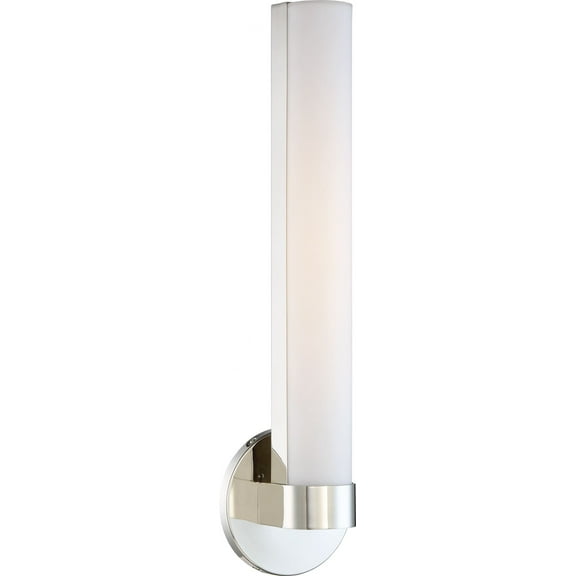62/723-Nuvo Lighting-Bond-13W 1 LED Bath Vanity-6 Inches Wide by 19.5 Inches High-Polished Nickel Finish