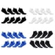 thumbnail image 5 of Guardurnaity 4 pares de calcetines deportivos duraderos y que absorben la humedad para hombres calcetines deportivos de corte bajo para correr Medias negro, 5 of 6