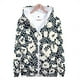 thumbnail image 4 of Sudadera con capucha y cremallera con estampado 3D de piel de serpiente y leopardo para hombre y mujer, de manga larga, de gran tamaño, informal, para calle, 4 of 4