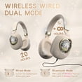 thumbnail image 3 of Auriculares Bluetooth Xmenha Light Up Cat Over Kids, 3 of 8