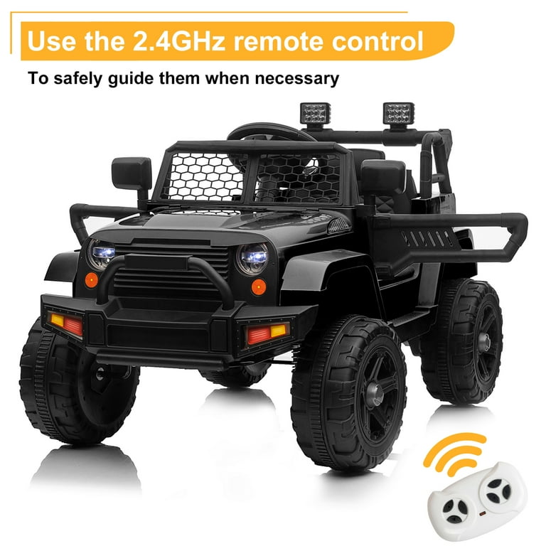 Power Wheels Dual Drive Ride On Jeep Wrangler 12V with 2.4G Remote Control Walmart