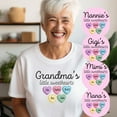 thumbnail image 5 of Granny's Little Sweethearts, Personalized Grandkids Names Valentines Sweatshirt, Custom V-Day Tee, Gift for Grandma, Nannie Mimi Gigi, 5 of 6