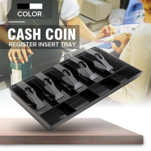 Details about   Cash Drawer Box Works Compatible Epson POS Printers with 4 Bill&5 Coin Tray New 