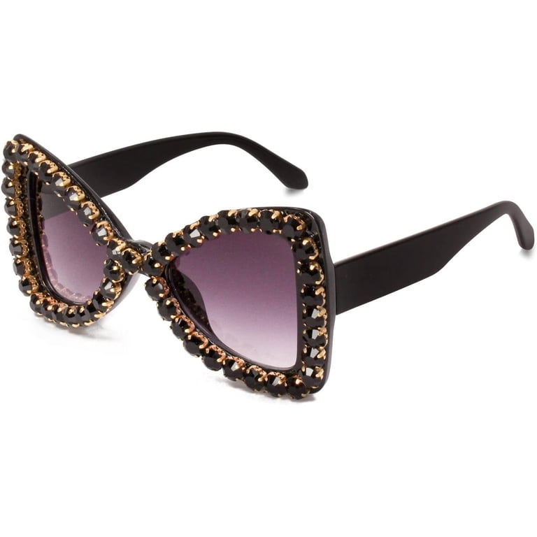 Bling Bedazzled Rhinestone Sunglasses for Women Sparkly  display picture 2