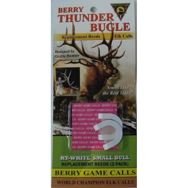 RTWHT Thunder Bugle Thin Repl Reed Blanco 2Pk