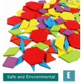 thumbnail image 4 of Rompecabezas de madera Tangram Montessori juguete educativo clásico-155 formas geométricas y 24 tarjetas de diseño para niños de 3 4 5 6 7 años esquí esquí Gafas de esquí, 4 of 5