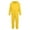 Yellow, variant on ZHOGXU Hooded Jumpsuits Unisex Zipper Front Bodysuit Cozy Lightweight Hoodie Rompers Loungewear,Dark Blue,XXXXL