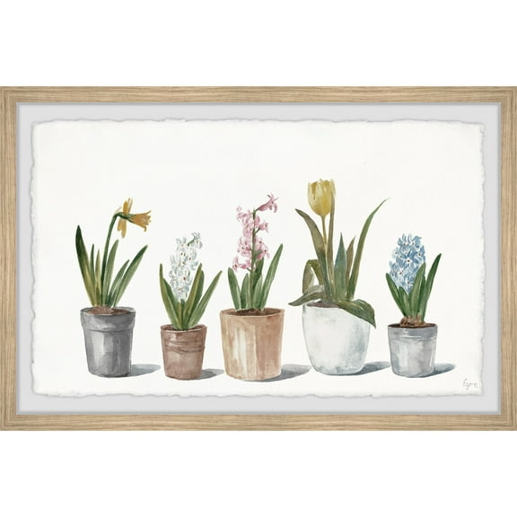 Marmont Hill We Are Like Flowers Framed Painting Print