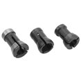 thumbnail image 3 of Rdeghly Chuck Adapter,3PCS 6 / 6.35 / 8mm Chuck Adapter Woodworking Milling Trimming Cutter Chuck Engraving Head,Conversion Chuck, 3 of 8