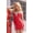 Red, variant on Women's Nox Anabel E111 Short Beaded Corset Dress Hoco Red Size 10