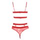 thumbnail image 3 of Gibobby Conjunto Lencería Tanga Y Bralette Conjunto de Lencería Sexy para Mujer Ropa Interior de Encaje Interior con Cuello V Ropa de Dormir(RD1, M), 3 of 5