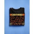 thumbnail image 3 of Certified Candy Inspector Sweatshirt Women -Image by Shutterstock, Female 3X-Large, 3 of 4